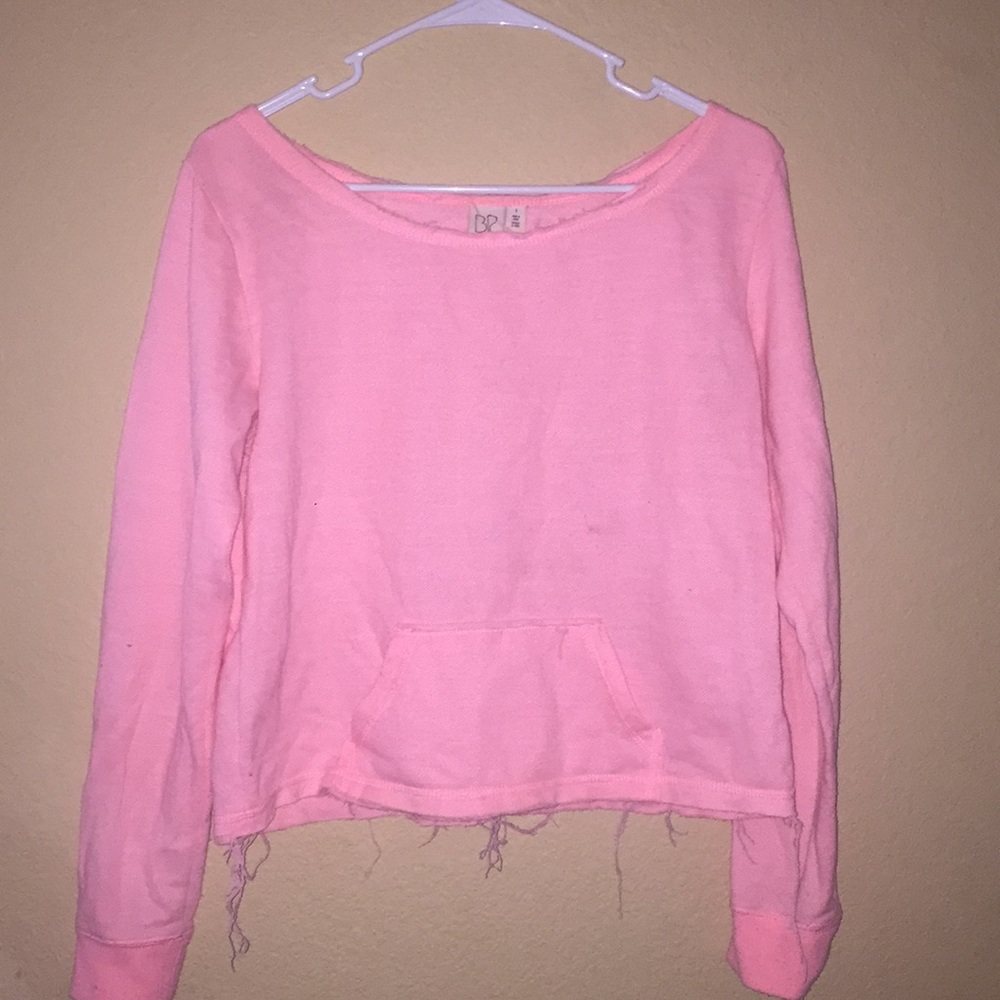 Cropped Coral Sweater